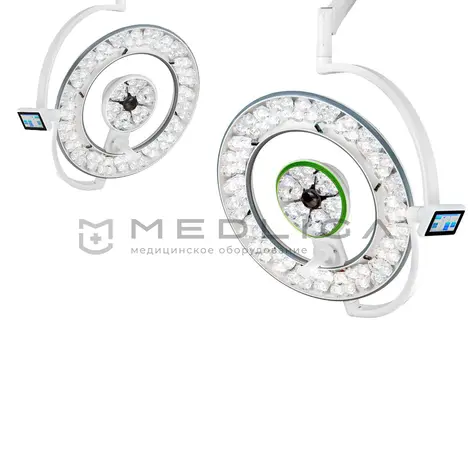 Светильник хирургический двухкупольный Merivaara DUO Q-Flow 4 + Q-Flow 6