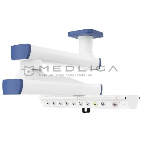 Потолочная медицинская консоль CADUCEUS C2E-AL двухплечевая