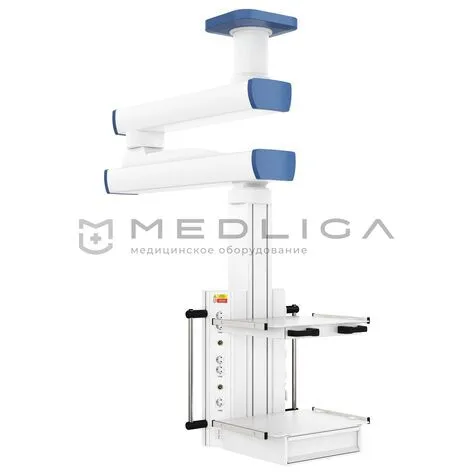 Потолочная медицинская консоль CADUCEUS C2E-V двухплечевая вертикальная