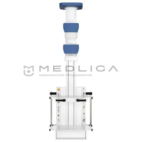 Потолочная медицинская консоль CADUCEUS C2E-V двухплечевая вертикальная