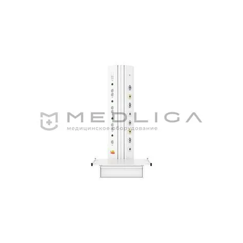 Настенная вертикальная медицинская консоль CADUCEUS CS07