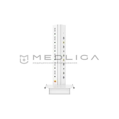 Настенная вертикальная медицинская консоль CADUCEUS CS07