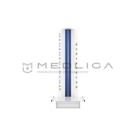Настенная вертикальная медицинская консоль CADUCEUS CS07L